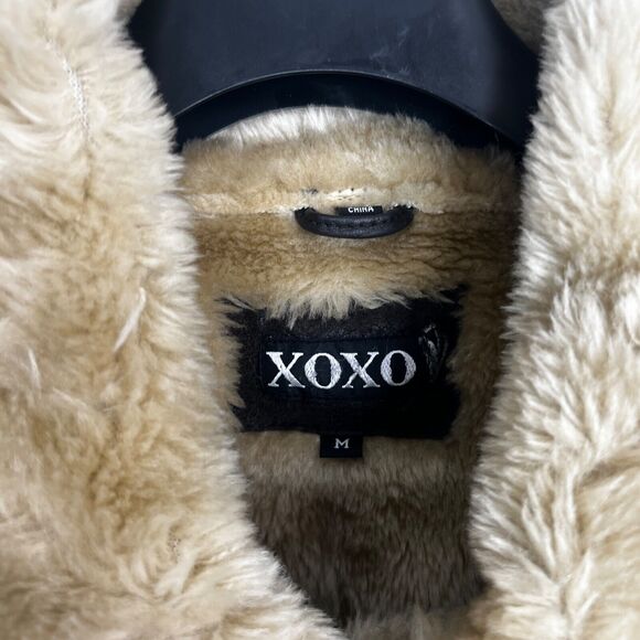 XOXO Jacket Womens/Mens Leather Brown Bomber Size Medium - Picture 5 of 13